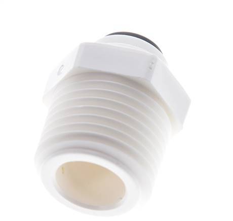 1/4'' x 1/2'' NPT Push-in Fitting with Male Threads POM EPDM [5 Pieces]