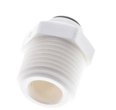 1/4'' x 1/2'' NPT Steckverschraubung mit Außengewinde POM EPDM [5 Stück]