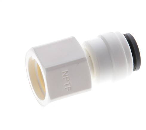 1/4'' x 1/4'' NPT Steckverschraubung mit Innengewinde POM EPDM [5 Stück]