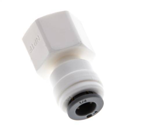 1/4'' x 1/4'' NPT Steckverschraubung mit Innengewinde POM EPDM [5 Stück]