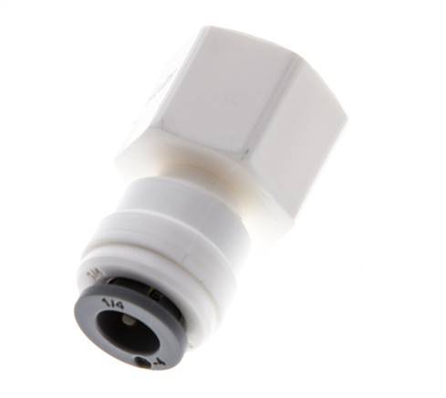 1/4'' x 1/4'' NPT Steckverschraubung mit Innengewinde POM EPDM [5 Stück]