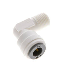 1/4'' x R1/8'' 90-Grad-Winkel-Steckverschraubung mit Außengewinde POM EPDM [10 Stück]