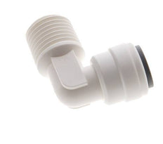 1/4'' x R1/4'' 90-Grad-Winkel-Steckverschraubung mit Außengewinde POM EPDM [10 Stück]