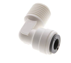 1/4'' x R1/4'' 90-Grad-Winkel-Steckverschraubung mit Außengewinde POM EPDM [10 Stück]