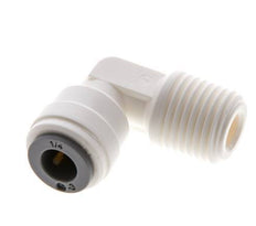 1/4'' x R1/4'' 90-Grad-Winkel-Steckverschraubung mit Außengewinde POM EPDM [10 Stück]
