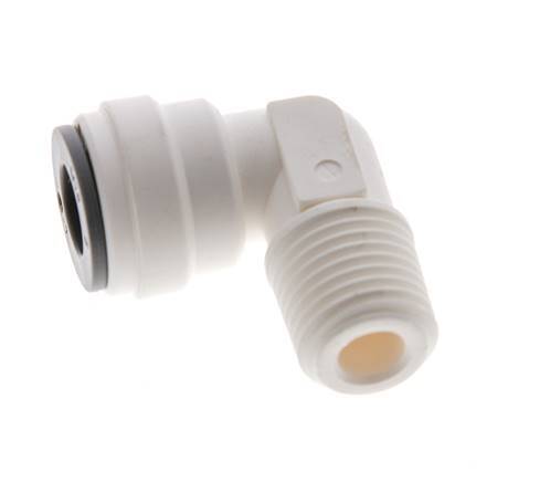 5/16'' x R1/4'' 90deg Elbow Push-in Fitting with Male Threads POM EPDM [5 Pieces]