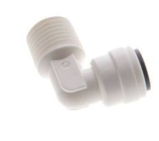1/4'' x 1/4'' NPT 90deg Elbow Push-in Fitting with Male Threads POM EPDM [10 Pieces]