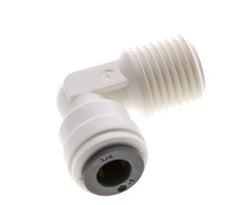 1/4'' x 1/4'' NPT 90deg Elbow Push-in Fitting with Male Threads POM EPDM [10 Pieces]