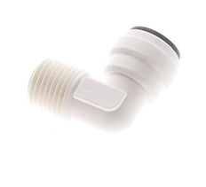 5/16'' x 1/4'' NPT 90-Grad-Winkel-Steckverschraubung mit Außengewinde POM EPDM [5 Stück]