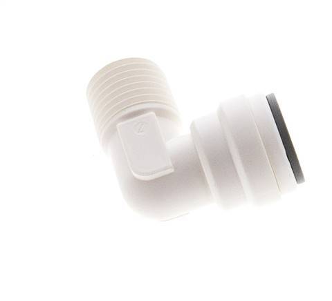 5/16'' x 1/4'' NPT 90-Grad-Winkel-Steckverschraubung mit Außengewinde POM EPDM [5 Stück]