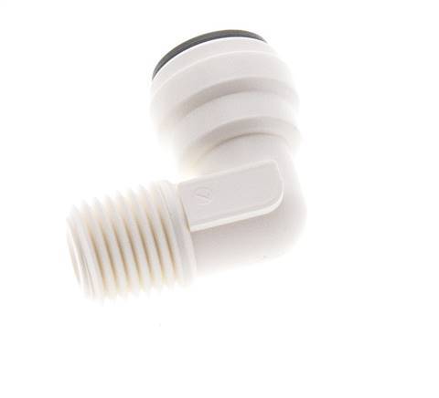 5/16'' x 1/4'' NPT 90-Grad-Winkel-Steckverschraubung mit Außengewinde POM EPDM [5 Stück]