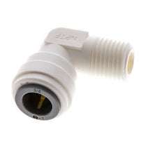 3/8'' x 1/4'' NPT 90-Grad-Winkel-Steckverschraubung mit Außengewinde POM EPDM [5 Stück]