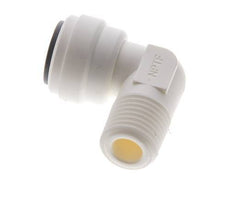 3/8'' x 1/4'' NPT 90deg Elbow Push-in Fitting with Male Threads POM EPDM [5 Pieces]