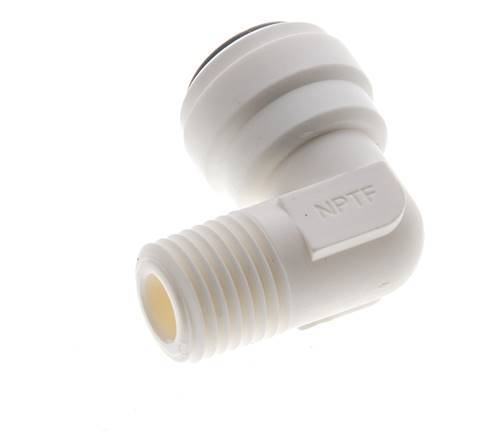 3/8'' x 1/4'' NPT 90-Grad-Winkel-Steckverschraubung mit Außengewinde POM EPDM [5 Stück]