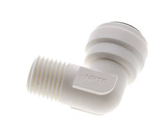 3/8'' x 1/4'' NPT 90-Grad-Winkel-Steckverschraubung mit Außengewinde POM EPDM [5 Stück]