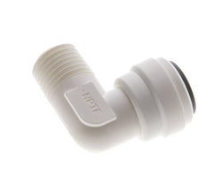 3/8'' x 1/4'' NPT 90-Grad-Winkel-Steckverschraubung mit Außengewinde POM EPDM [5 Stück]