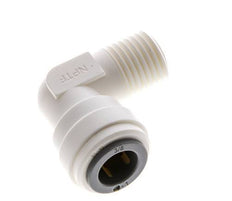 3/8'' x 1/4'' NPT 90deg Elbow Push-in Fitting with Male Threads POM EPDM [5 Pieces]