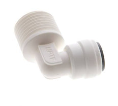 1/4'' x 3/8'' NPT 90deg Elbow Push-in Fitting with Male Threads POM EPDM [10 Pieces]
