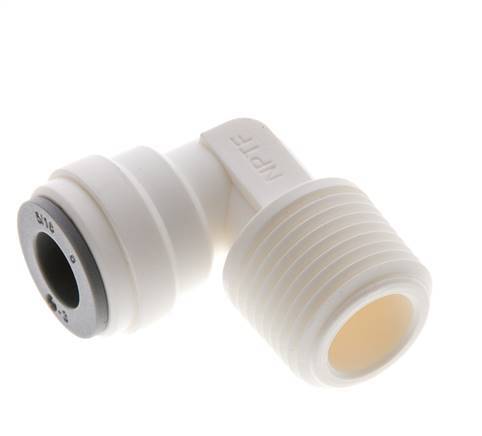 5/16'' x 3/8'' NPT 90-Grad-Steckverschraubung mit Außengewinde POM EPDM [5 Stück]