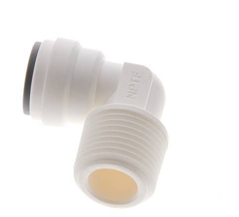 5/16'' x 3/8'' NPT 90-Grad-Steckverschraubung mit Außengewinde POM EPDM [5 Stück]