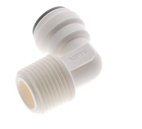 5/16'' x 3/8'' NPT 90-Grad-Steckverschraubung mit Außengewinde POM EPDM [5 Stück]