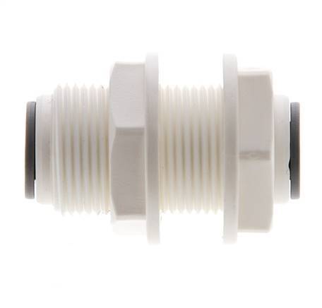 3/16'' Push-in Fitting POM EPDM Bulkhead [2 Pieces]