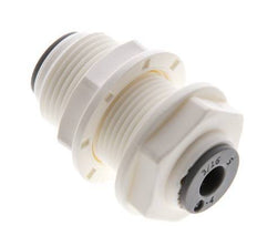 3/16'' Push-in Fitting POM EPDM Bulkhead [2 Pieces]