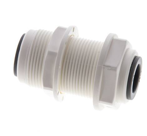 3/8'' Push-in Fitting POM EPDM Bulkhead [2 Pieces]