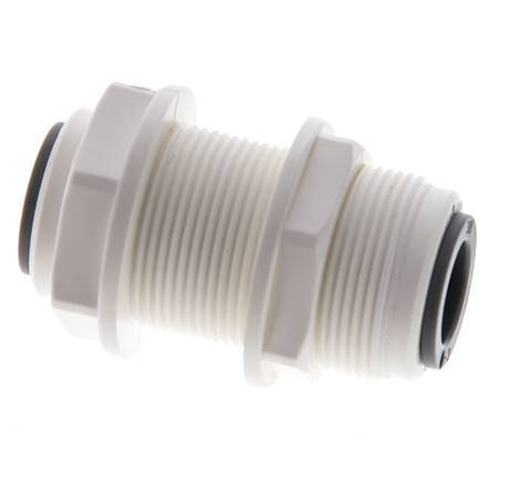 3/8'' Push-in Fitting POM EPDM Bulkhead [2 Pieces]