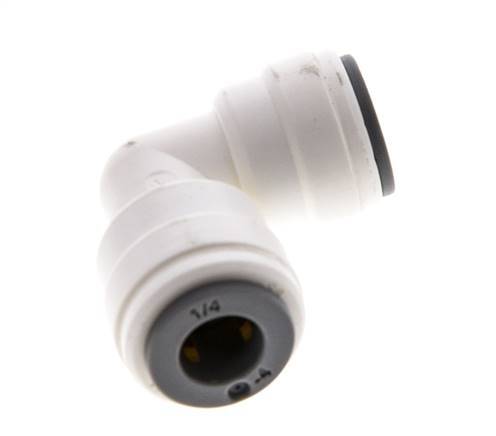 3/16'' x 1/4'' 90deg Elbow Push-in Fitting POM EPDM [5 Pieces]