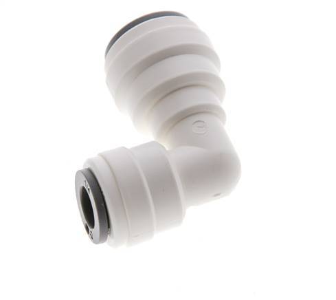 1/4'' x 5/16'' 90-Grad-Winkel-Steckverschraubung POM EPDM [5 Stück]