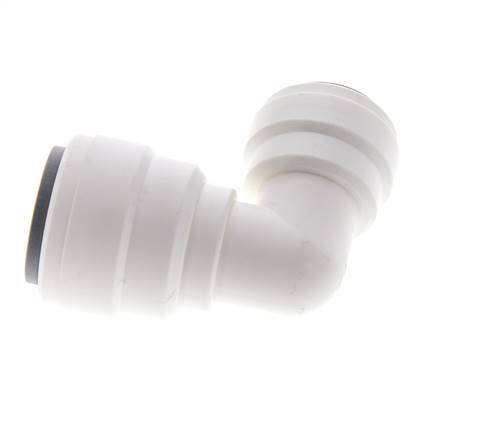 3/8'' x 1/2'' 90deg Elbow Push-in Fitting POM EPDM [2 Pieces]