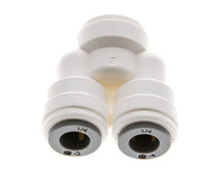 1/4'' U-Steckverschraubung POM EPDM FDA [2 Stück]