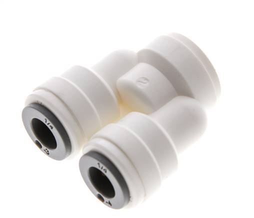 1/4'' U-Steckverschraubung POM EPDM FDA [2 Stück]