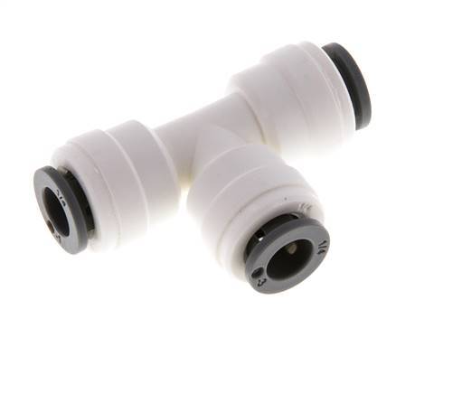 1/4'' T-Stück Einsteckverschraubung POM EPDM FDA [2 Stück]
