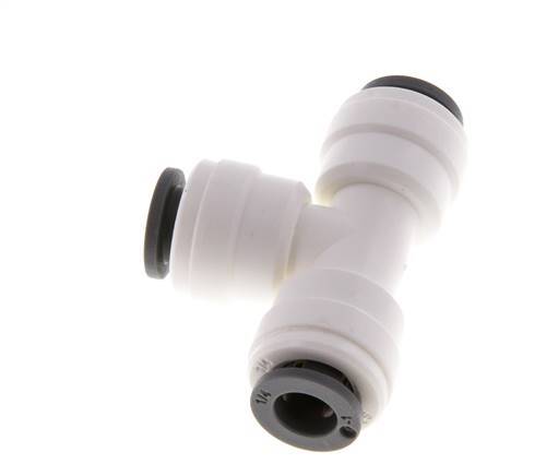 1/4'' T-Stück Einsteckverschraubung POM EPDM FDA [2 Stück]