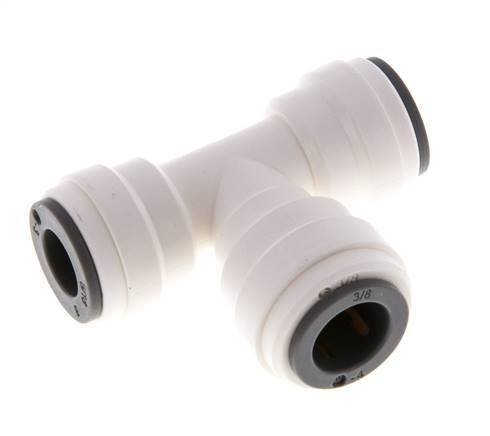 5/16'' x 3/8'' T-Stück Einsteckverschraubung POM EPDM FDA [2 Stück]
