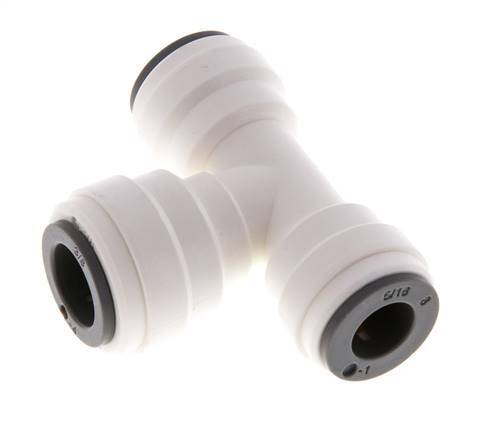 5/16'' x 3/8'' T-Stück Einsteckverschraubung POM EPDM FDA [2 Stück]