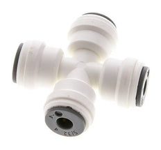 5/32'' Kreuzsteckfitting POM EPDM FDA [2 Stück]