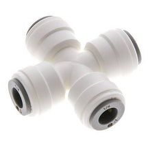 1/4'' Kreuzsteckverschraubung POM EPDM FDA [2 Stück]