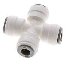 1/4'' Kreuzsteckverschraubung POM EPDM FDA [2 Stück]