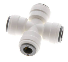 1/4'' Kreuzsteckverschraubung POM EPDM FDA [2 Stück]