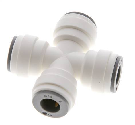 5/16'' Kreuzsteckverschraubung POM EPDM FDA [2 Stück]