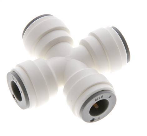 5/16'' Kreuzsteckverschraubung POM EPDM FDA [2 Stück]