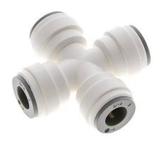 5/16'' Cross Push-in Fitting POM EPDM FDA [2 Pieces]