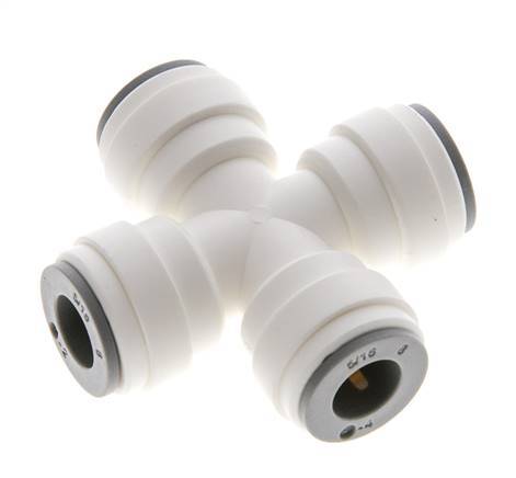 5/16'' Kreuzsteckverschraubung POM EPDM FDA [2 Stück]