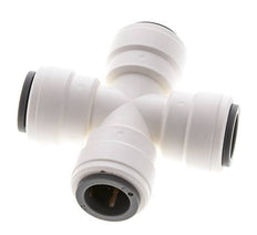 1/2'' Kreuzsteckverschraubung POM EPDM FDA [2 Stück]