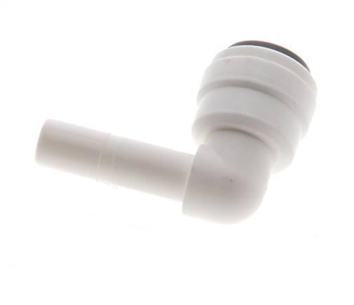 1/4'' x 1/4'' 90-Grad-Winkel-Steckverschraubung mit Steckanschluss POM EPDM [10 Stück]