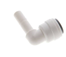 1/4'' x 1/4'' 90-Grad-Winkel-Steckverschraubung mit Steckanschluss POM EPDM [10 Stück]