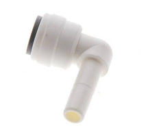 1/4'' x 1/4'' 90-Grad-Winkel-Steckverschraubung mit Steckanschluss POM EPDM [10 Stück]